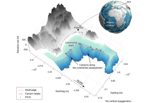 TERREMOTI | Studio INGV svela il legame tra sismicità ed evoluzione dei canyon sottomarini